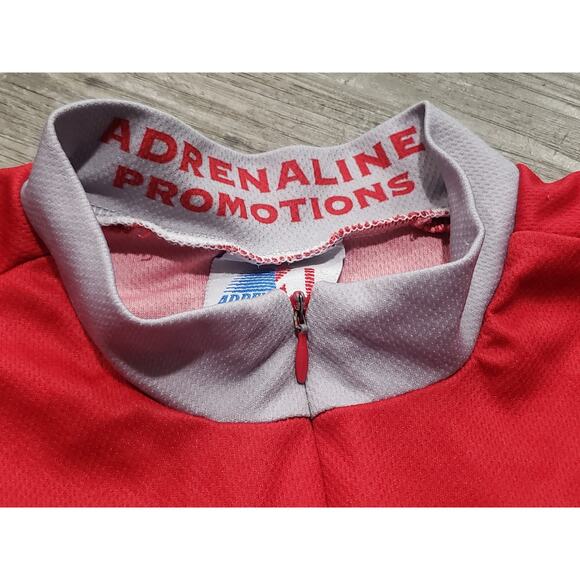 Adrenaline Promo Ohio State Buckeyes College Front 3/4 Zip Cycling Jersey Shirt - Picture 5 of 14